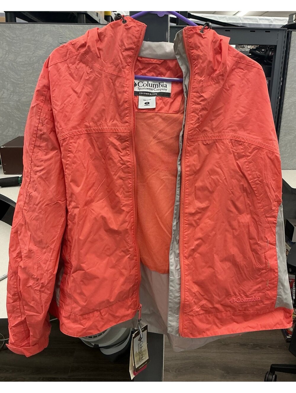 Columbia Women's Lightweight Hooded Windbreaker Jacket